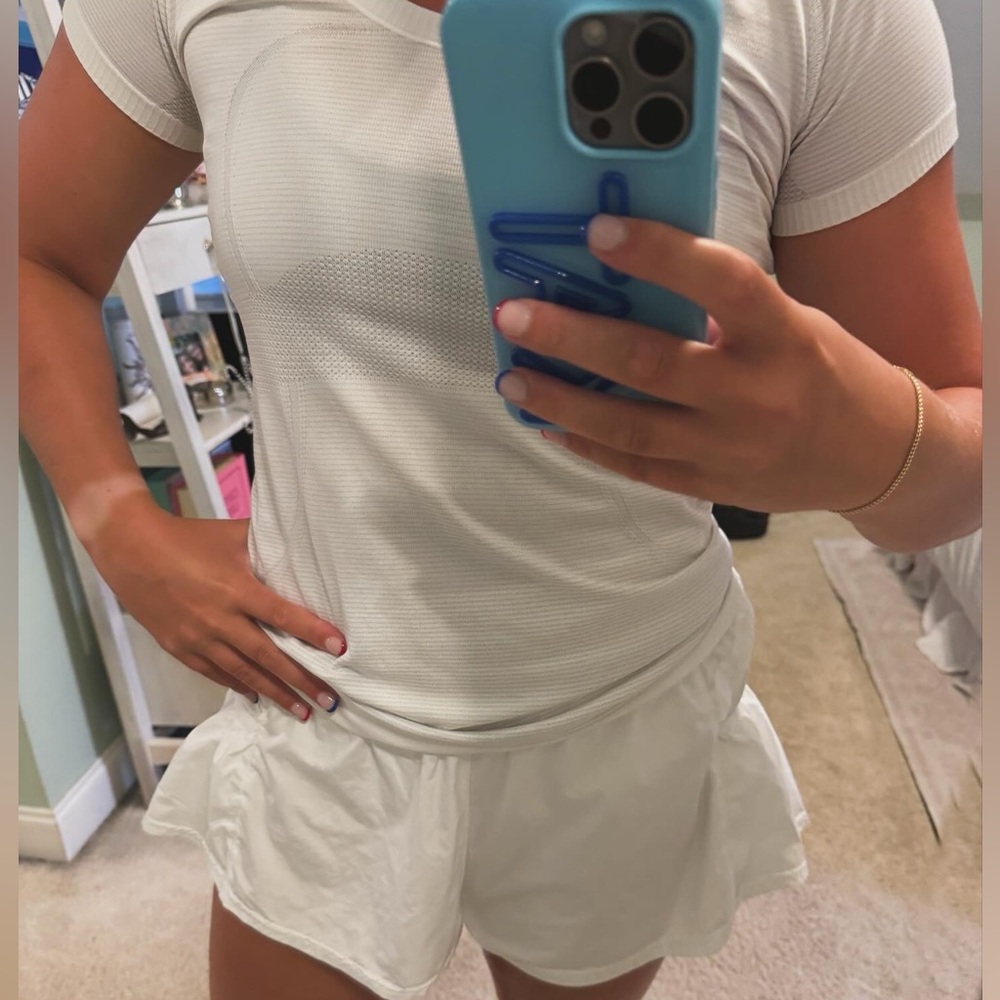 White Lululemon Swiftly Tech Tee - image 2